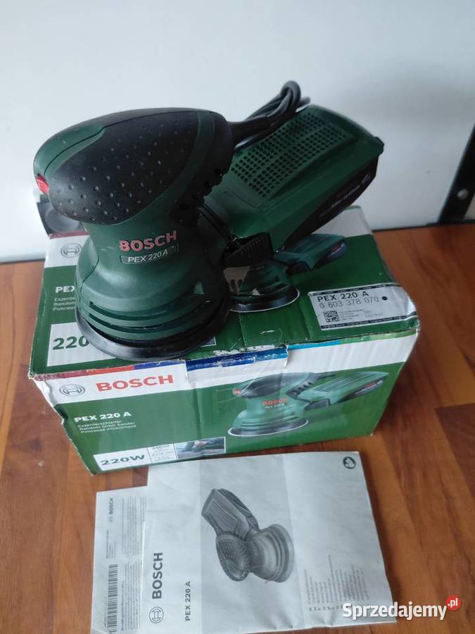 Szlifierka mimośrodowa sieciowa Bosch PEX 220 A śląskie Tychy sprzedam