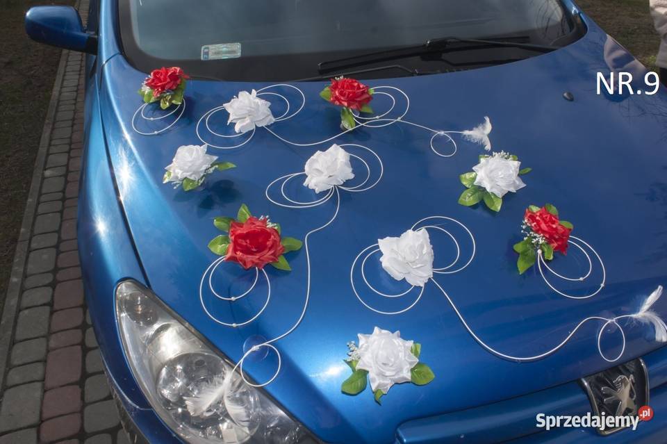 Ozdoba samochodu dekoracja ślub wesele 009 małopolskie Kraków