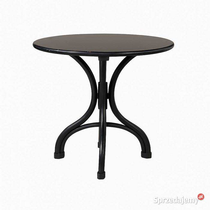 Stolik Fameg okrągły z giętymi nogami buk śląskie sprzedam