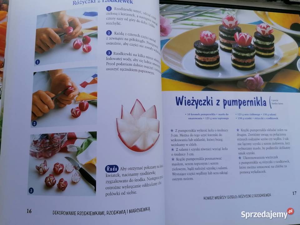 Dekorowanie potraw warzywami kwiatami i owocami Mielec