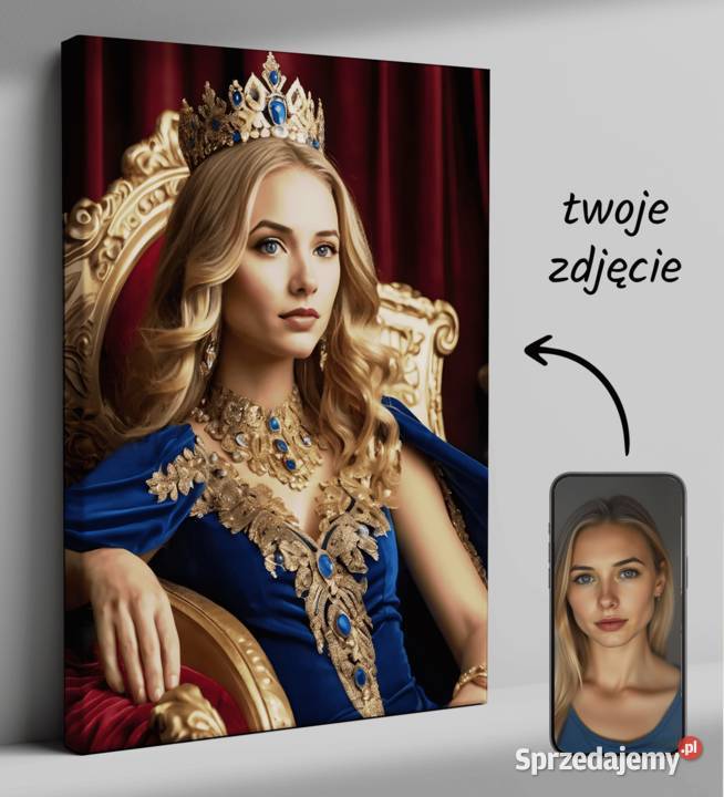 Obraz Portret Królewski na płótnie karykatura mazowieckie Warszawa