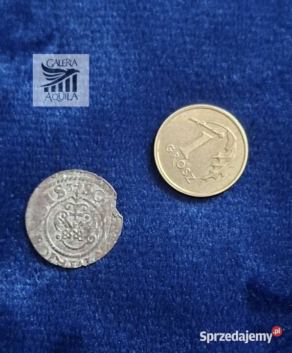 Moneta szeląg Gustaw II Adolf wybita w Rydze sprzedam
