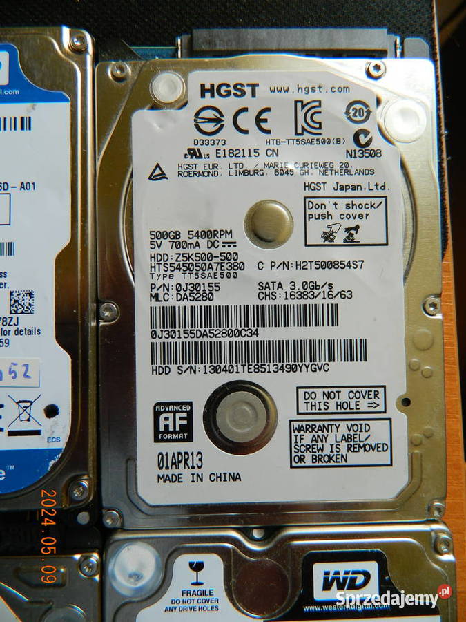 Dyski dawcy 2,5” Kalisz