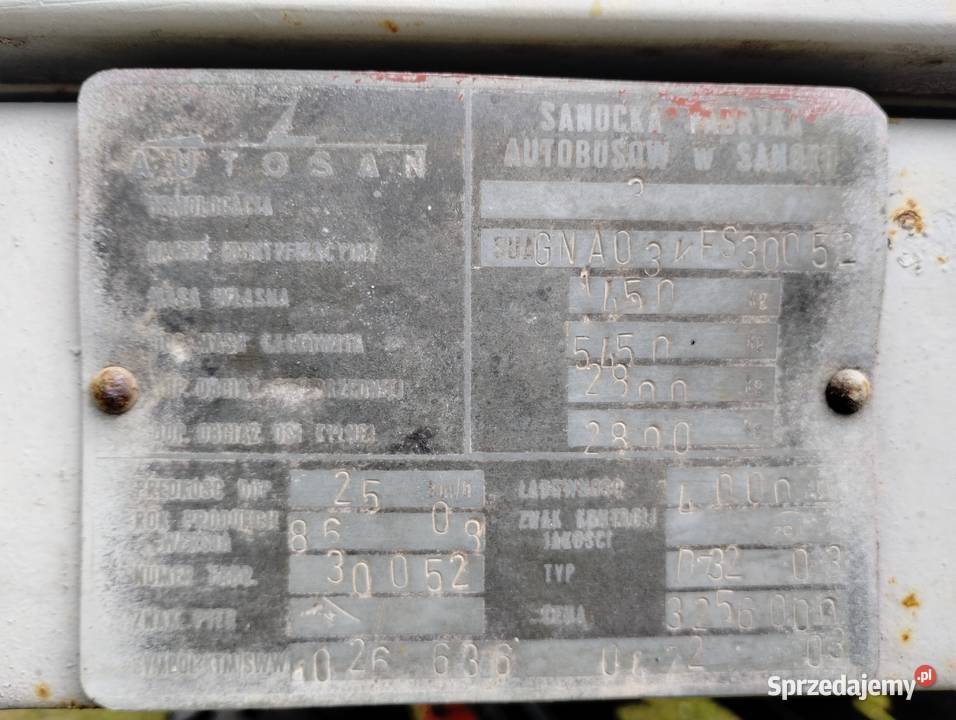 Przyczepa Autosan D732 Stany