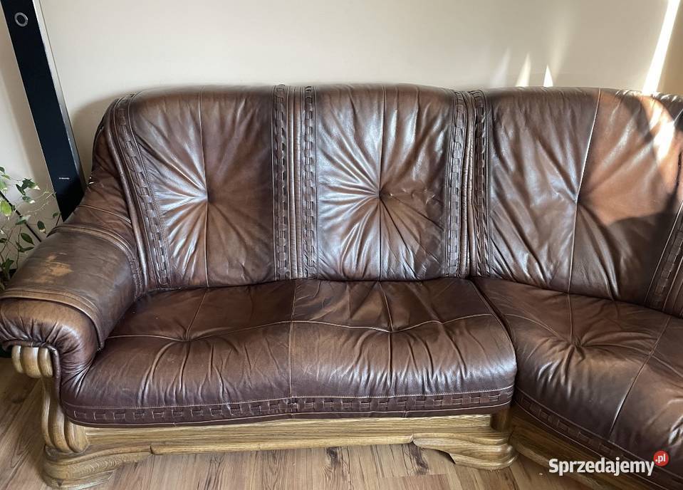 Narożnik skórzany dębowy Zielona Góra