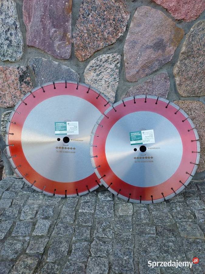 Tarcze diamentowe 400mm i 450mm do kostki Kostka brukowa Domaszowice