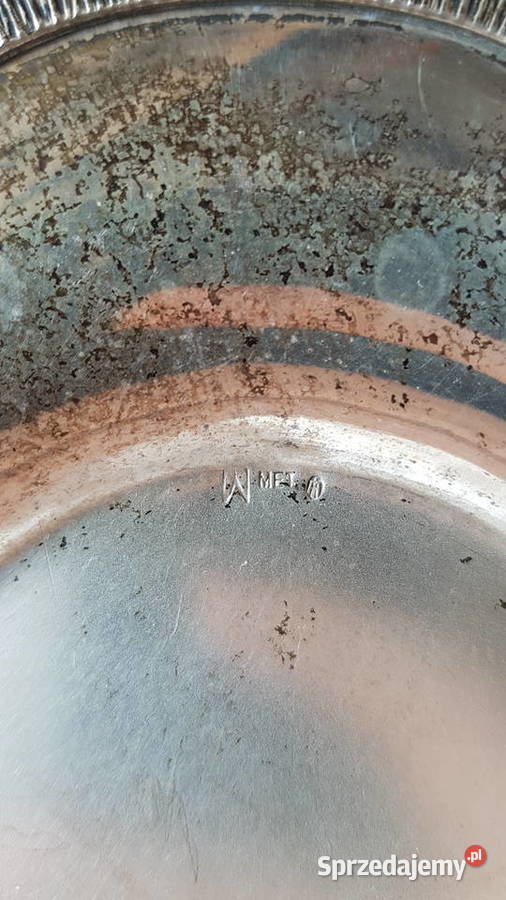 Sygnowany platerowany zestaw palacza Imago Artis Dąbrowa Górnicza
