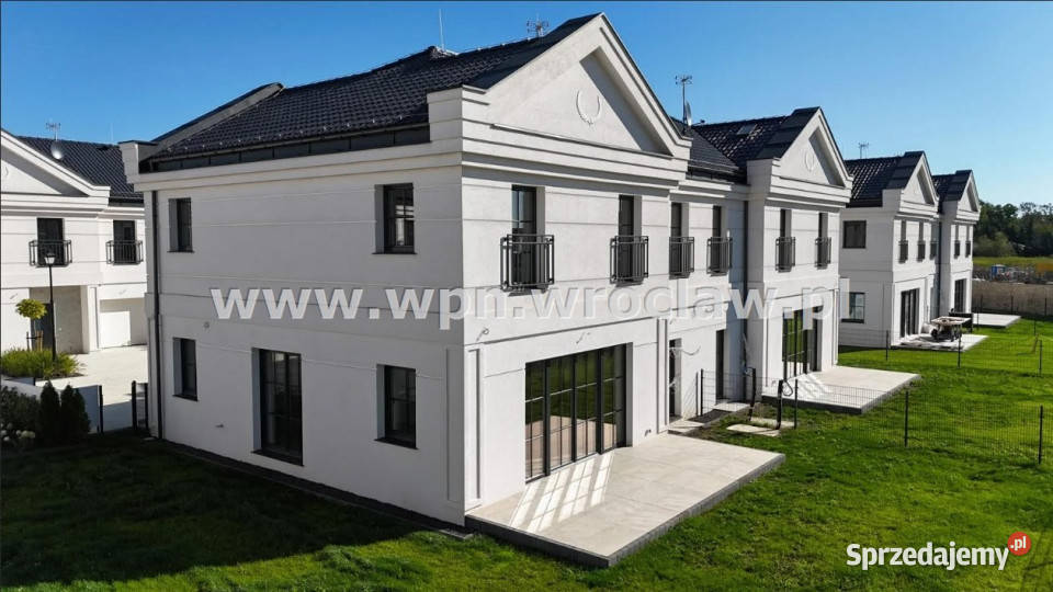 Dom bliźniak 1597m2 Kąty Wrocławskie dolnośląskie sprzedam
