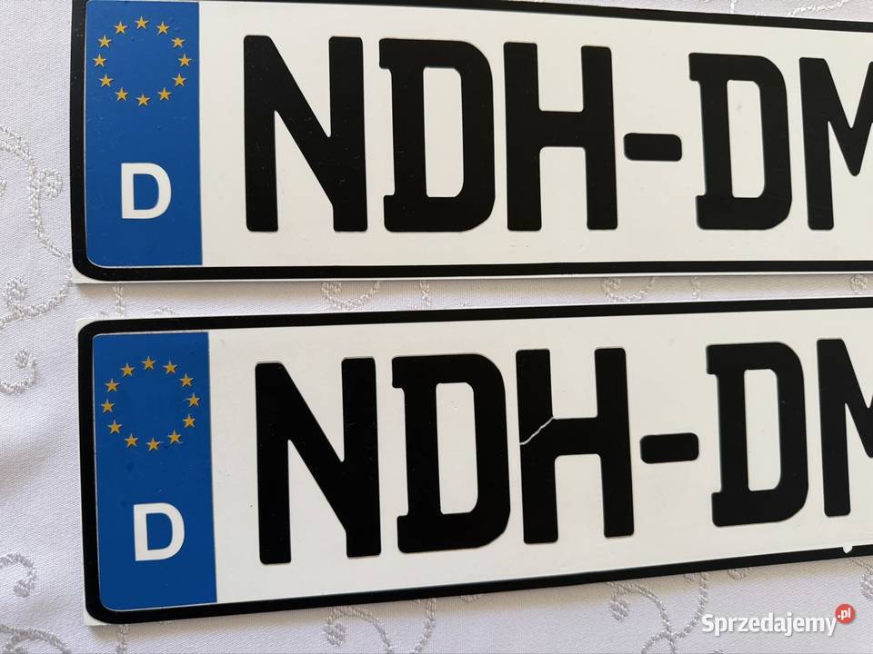 Tablice Rejestracyjne Niemieckie Kolekcjonerskie śląskie Czerwionka-Leszczyny sprzedam