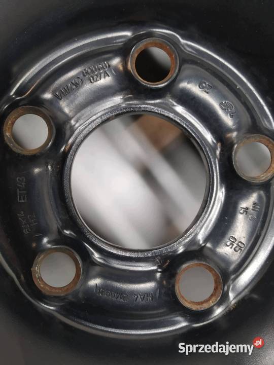 FELGA STALOWA R14 5X100 ET43 OC57MM 6JX14H2 Samochodowe