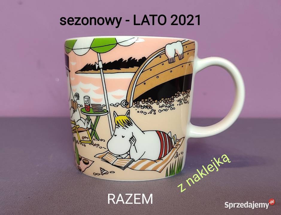 Muminki KUBEK Moomin Arabia Finland LATO 2021 Kubki