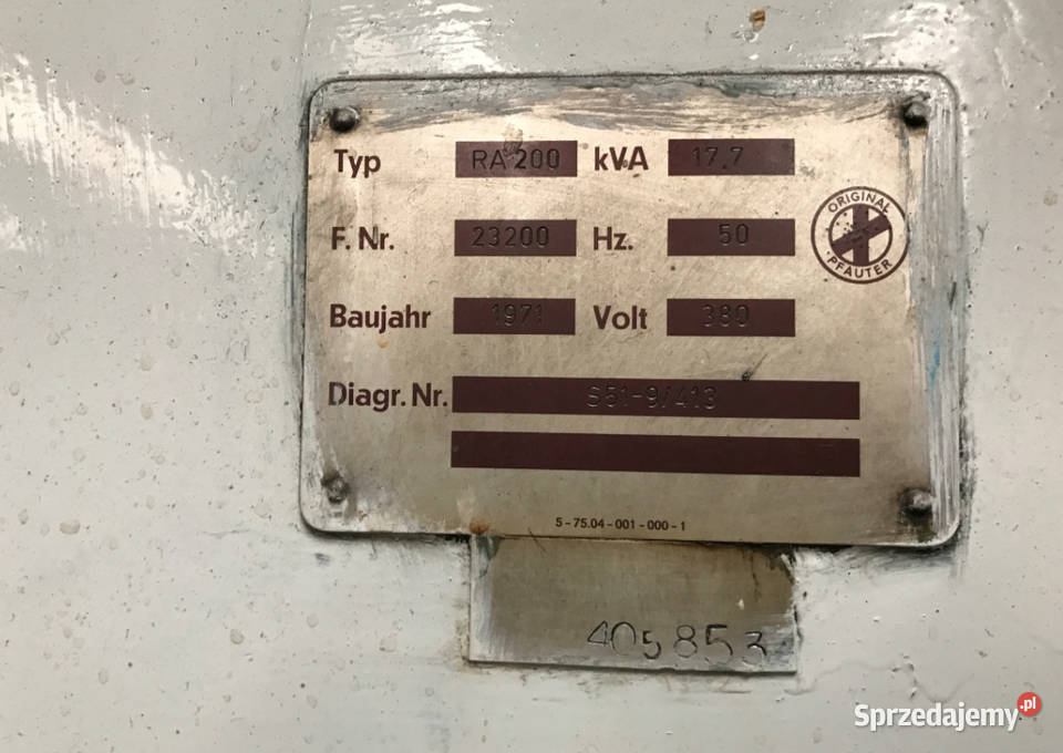 Frezarka do kół zębatych PFAUTER śląskie Częstochowa