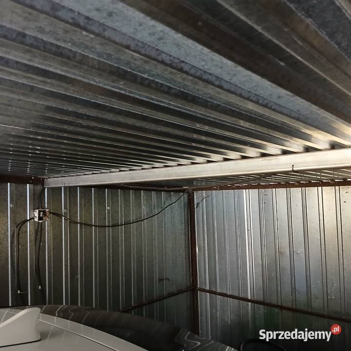 Blaszak w ocynku 6x6m bramy unoszone do góry Rzeszów