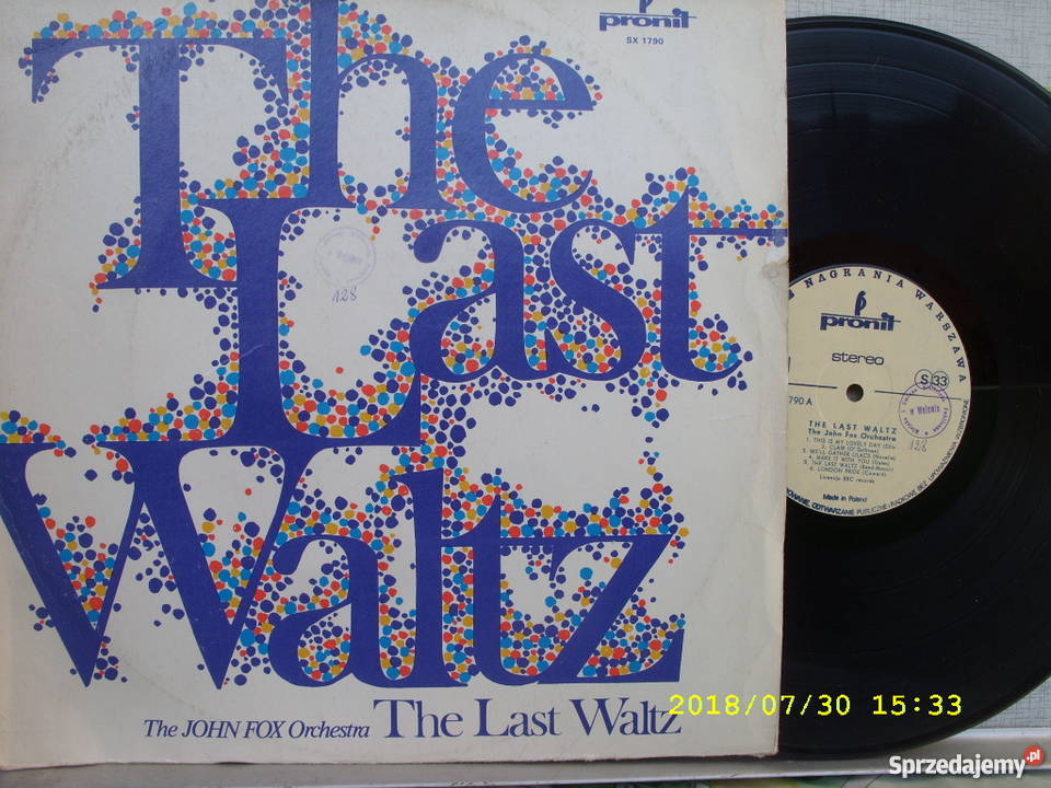 THE LAST WALTZJOHN FOX ORCHESTRA LP winyl Wołów sprzedam