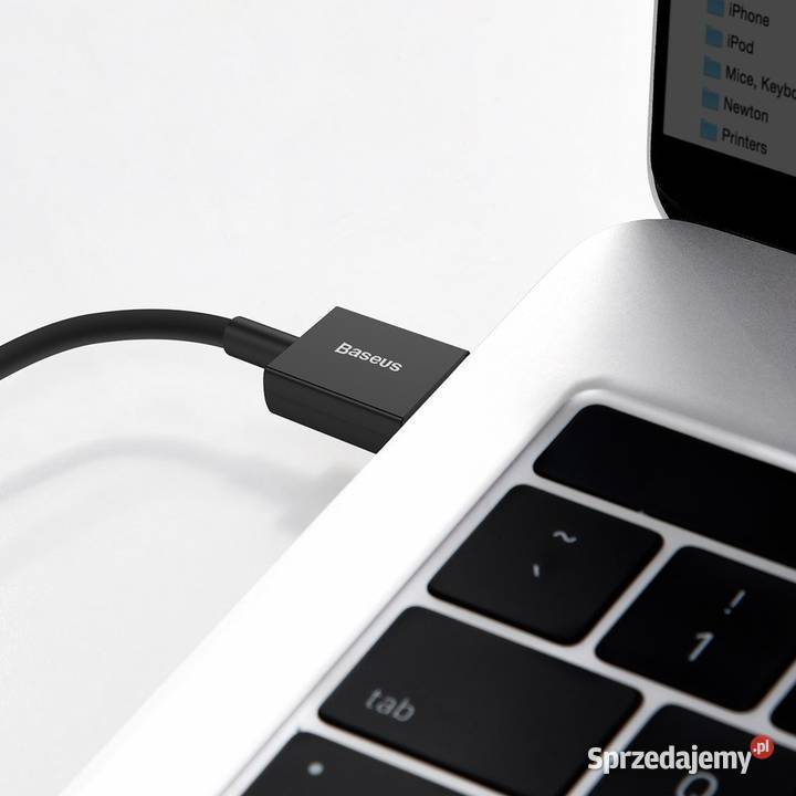 Kabel USB Lightning 2m 24A mocny przewód do śląskie Siemianowice Śląskie