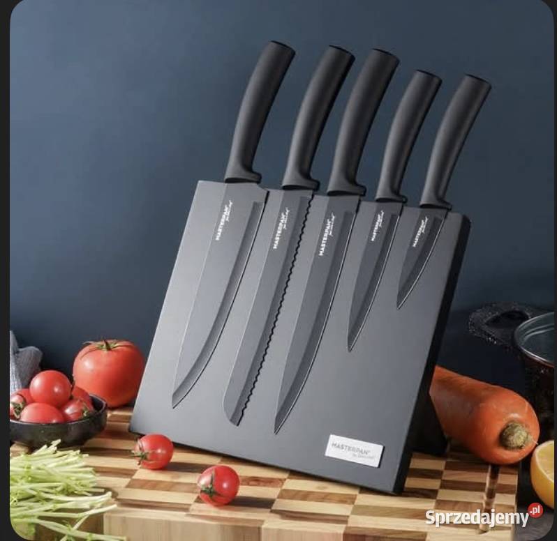 109 Zestaw noży z listwa magnetyczna Masterpan
