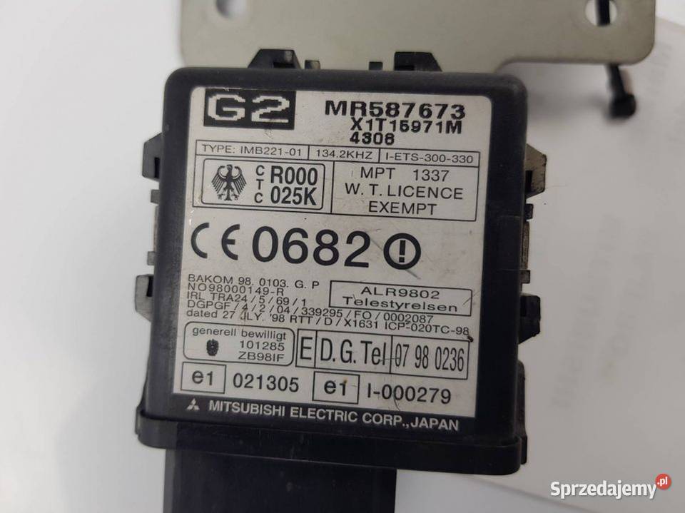 MODUŁ IMMO MR587673 MITSHIBISHI PAJERO WAGON Lipno sprzedam