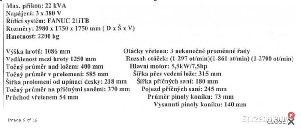 Tokarki CNC ALPHA 1400 XS28614 Legnica sprzedam