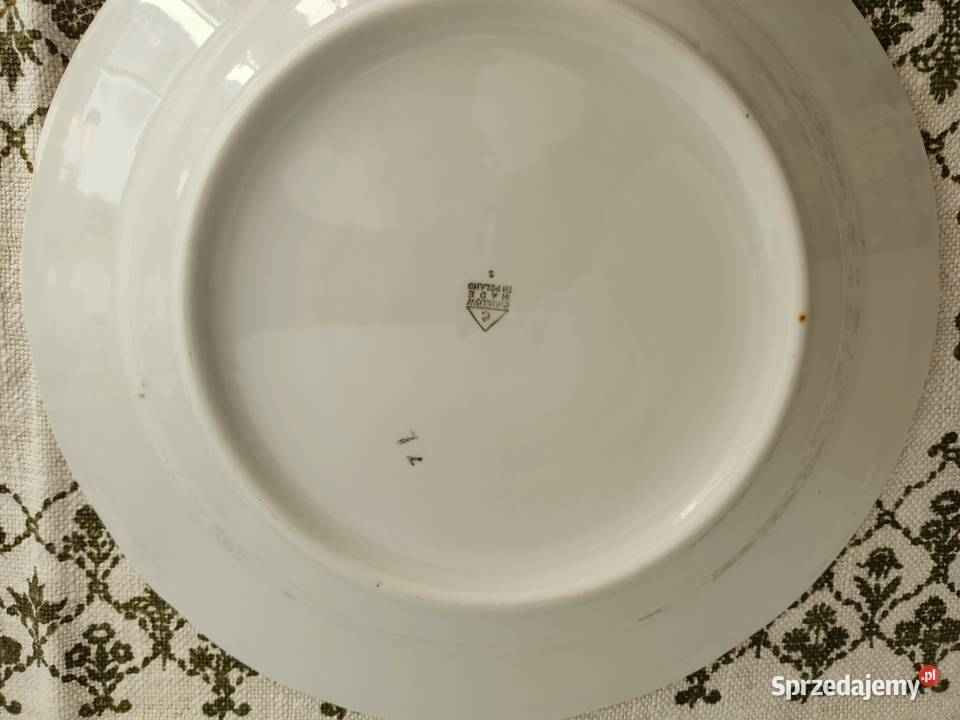 Talerz półmisek porcelanowy Ćmielów fi 33 Głuchołazy