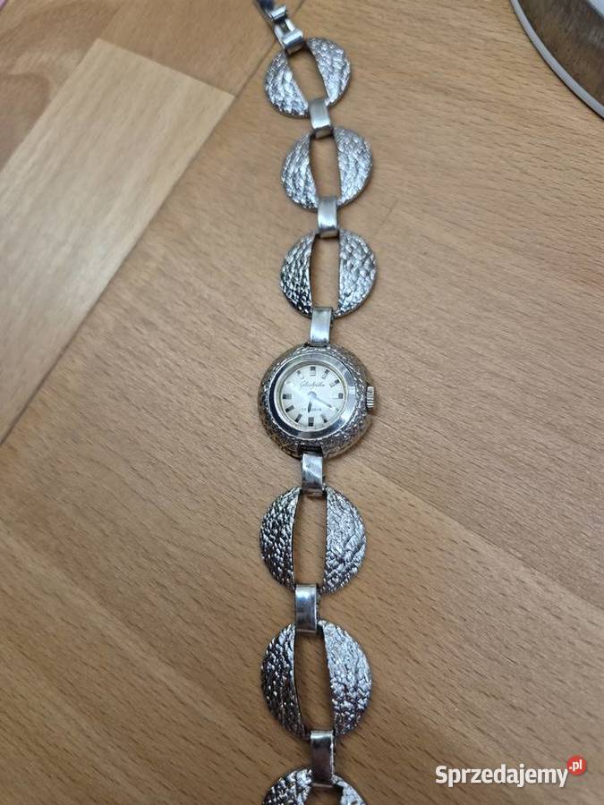 Glashtte koktajlowy damski zegarek biżuteryjny Chorzów
