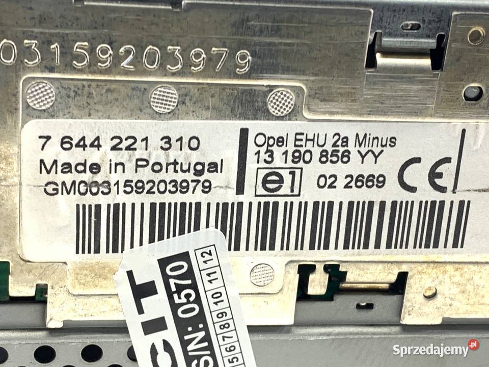 RADIO OPEL ASTRA H 13190856 0414 ODTWARZACZ