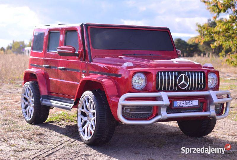 MERCEDES G63 AMG 2 DZIECI 24V 4X4 MIĘKKIE KOŁA kujawsko-pomorskie Toruń
