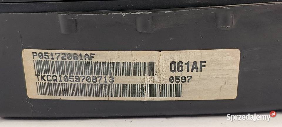 LICZNIK ZEGAR CHRYSLER 300C 05172061AF Pozostałe kujawsko-pomorskie Lipno