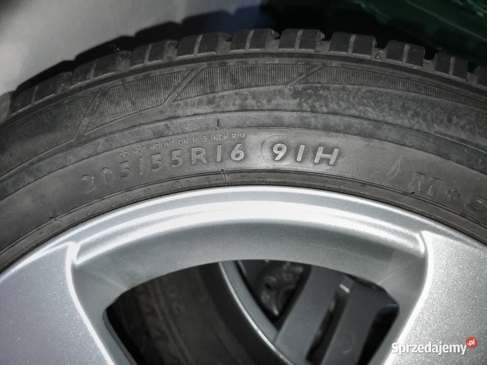 Komplet Kół Zimowych VW 16 5x112 ET45 z Oponami Mirzec