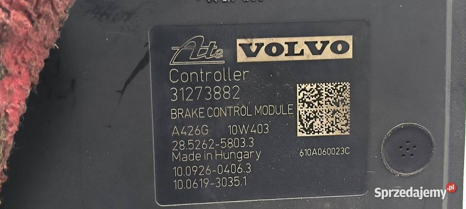 POMPA ABS HAMULCOWA VOLVO V60 P31273882 osobowe Lipno