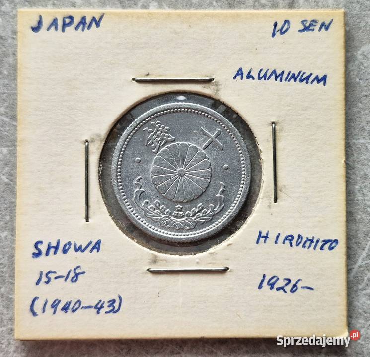 C12 JAPONIA 10 Sen 1940 r łódzkie Wola Kruszyńska