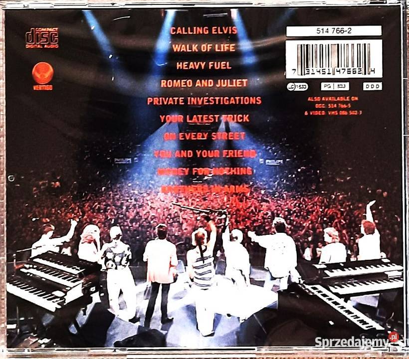 Sprzedam Koncert CD Dire Straits On The Night Katowice
