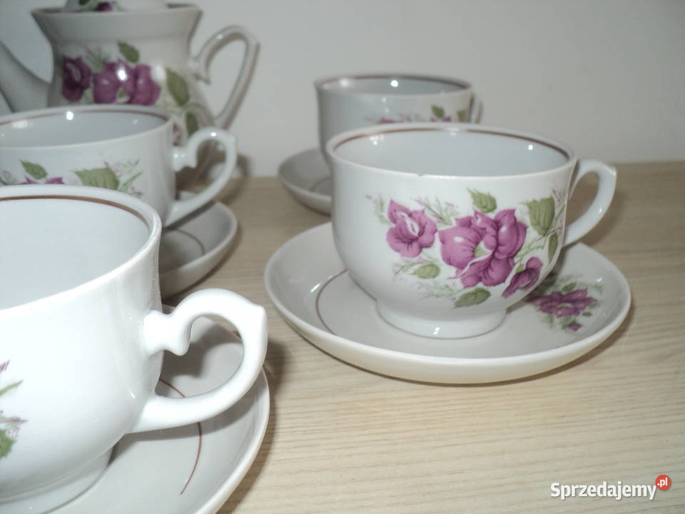 Nowy serwis kawowy 6 dzbanek i cukiernica Ełk