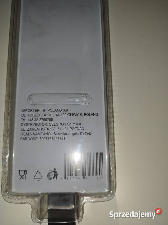 Szczotka do grilla KY4546 metalowa szczotka odcienie szarości Warszawa