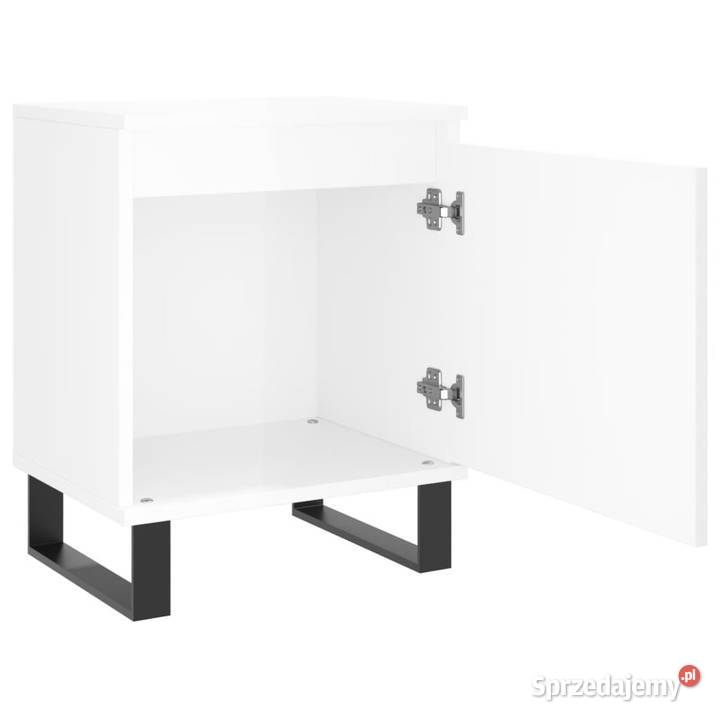 Szafki nocne 2 wysoki połysk białe 40x30x50 Szafki Warszawa