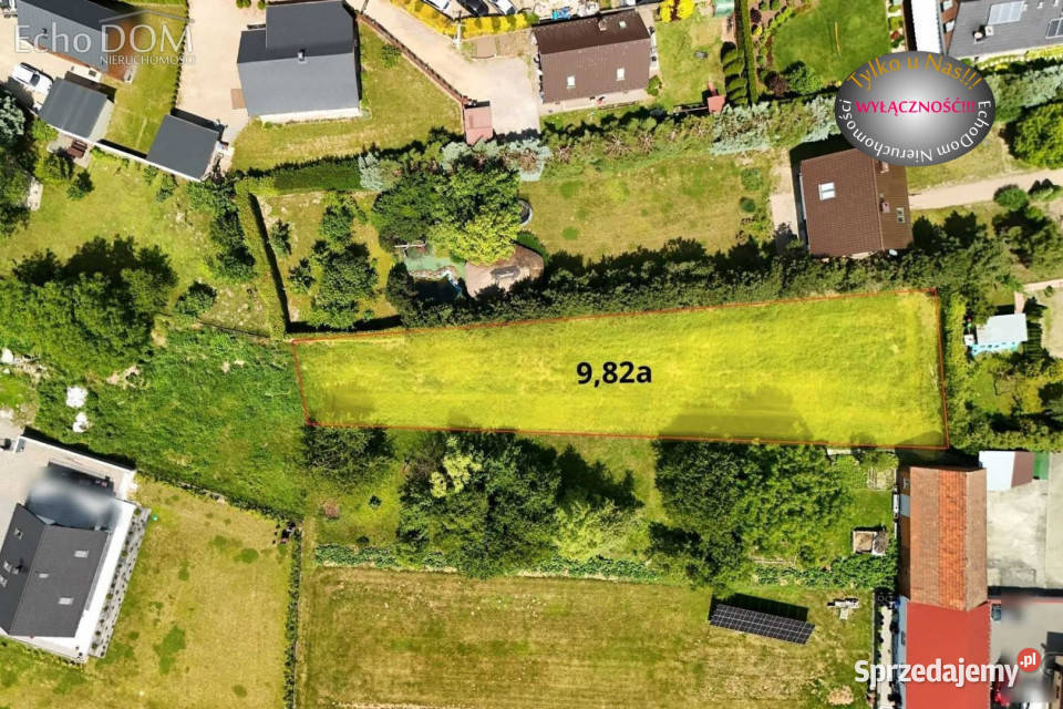 Grunt 982 metry Zielonki dr Feliksa