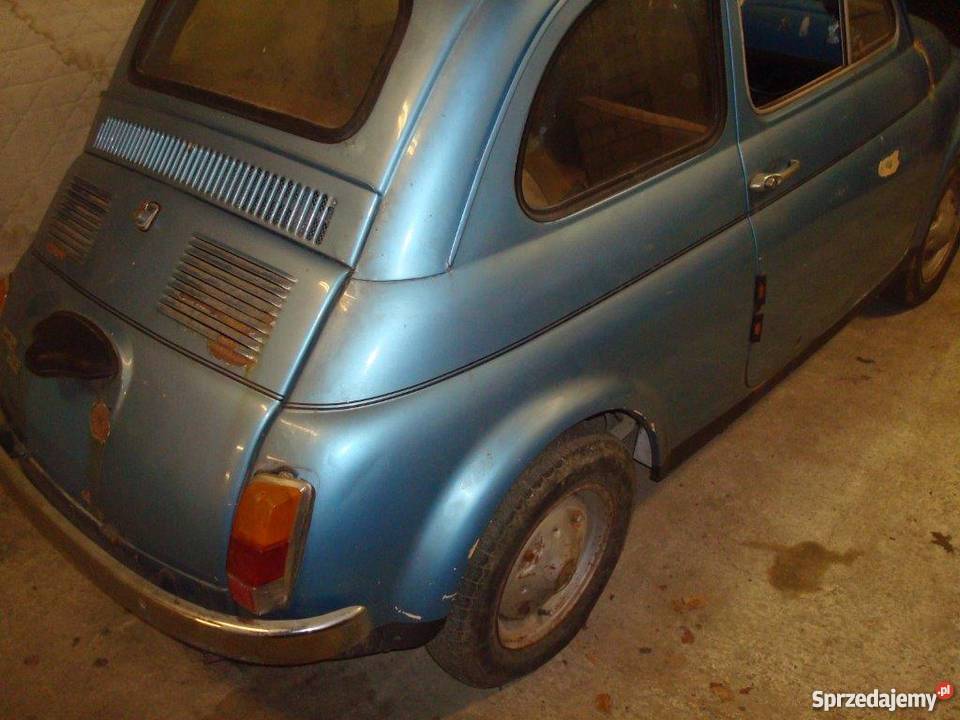 Fiat 500 kompletna R do renowacji nieuszkodzony