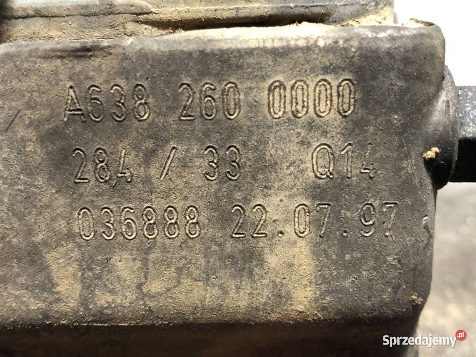 SKRZYNIA BIEGÓW MERCEDES W638 A6382600000 23 79