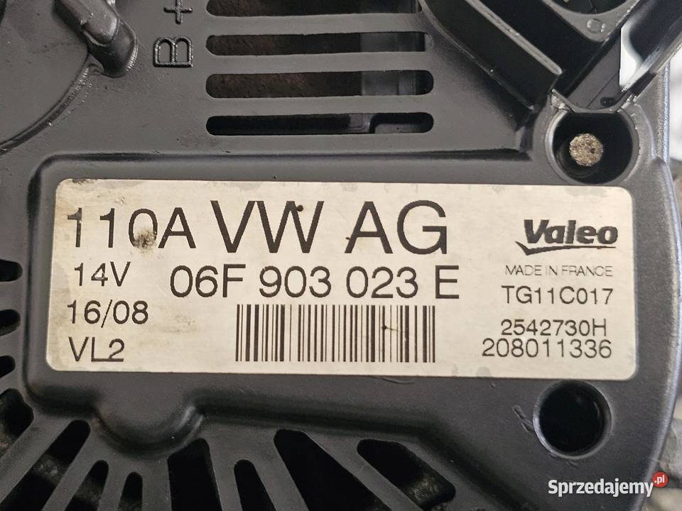 VW CADDY GOLF 20 SDI BST 70 alternator