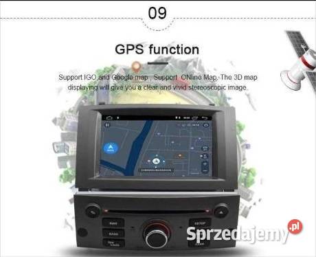 Radio 2din Android Peugeot 407 04 szare DVD gps Ożarowice