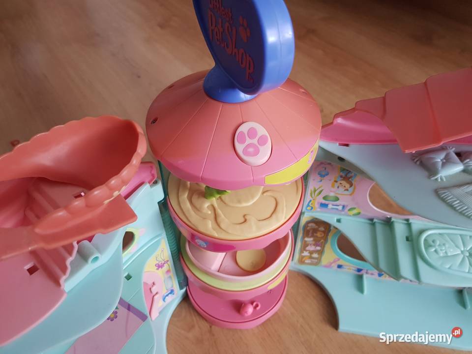Littlest pet shop mega zestaw duży domek Plastik