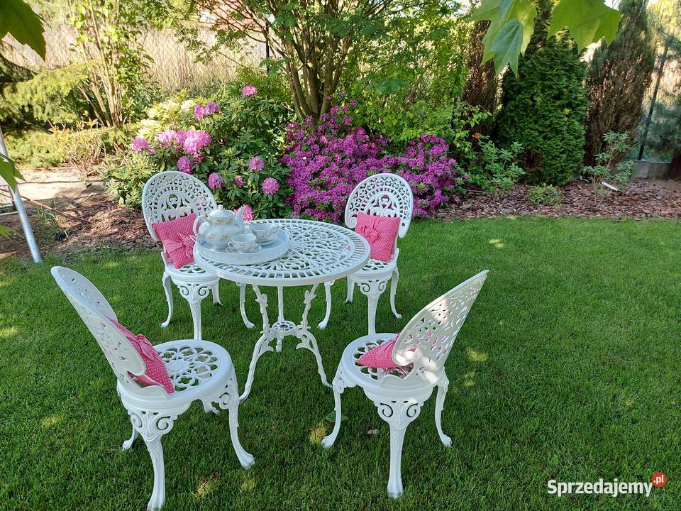meble ogrodowe żeliwne komplet Gołdap