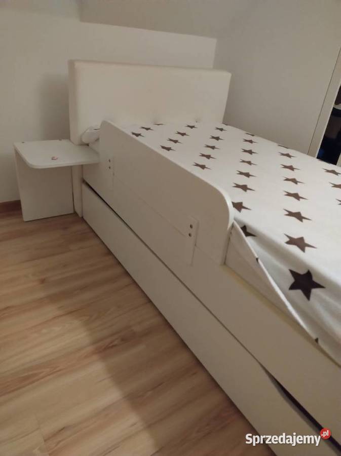 Łóżko 90200 tapicerowane Meblik z szufladą i 90cm