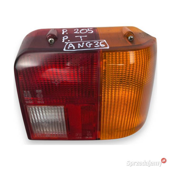LAMPA PRAWA Peugeot 205 19831988 HTB tylna Lampy tylne lubelskie Chełm