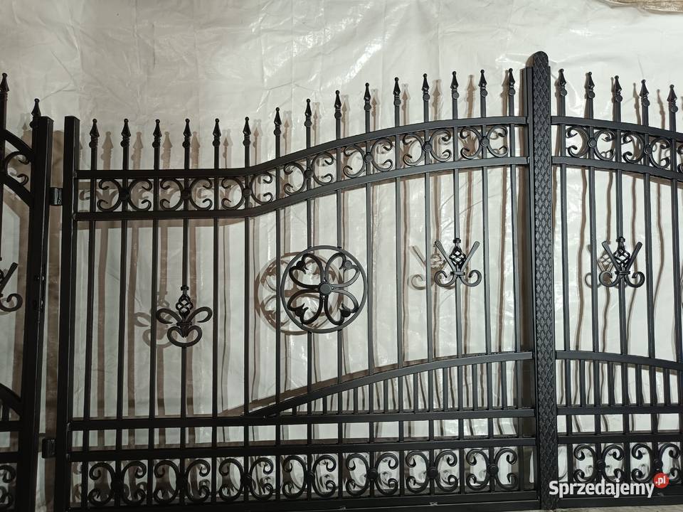 Brama Wjazdowa Dwuskrzydłowa Kuta Pręt Pełny Starachowice