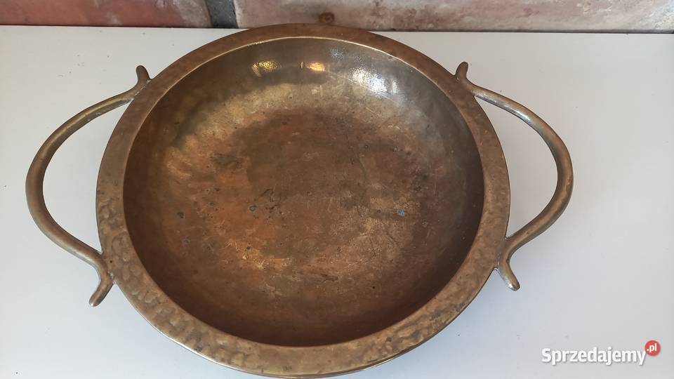 Mosiężna miska z uszami 711 Gawroniec