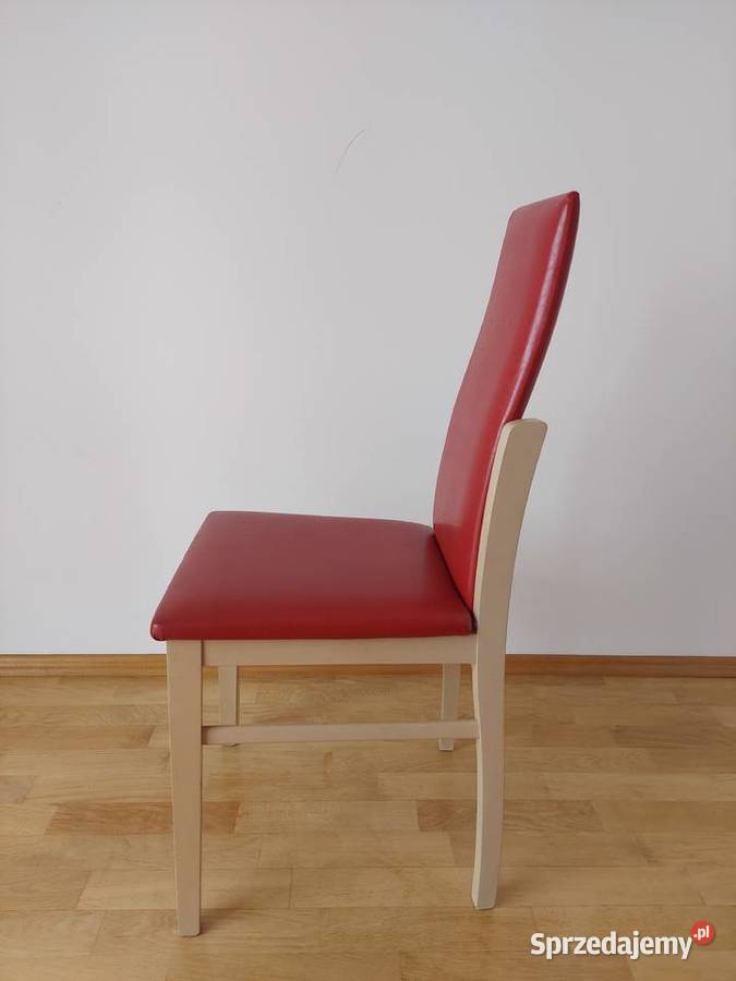 Krzesła czerwone BRW 6 Krzesła Tychy