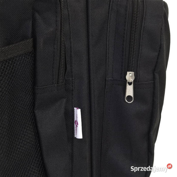 Torba wędkarska wodoszczelna czarna tkanina