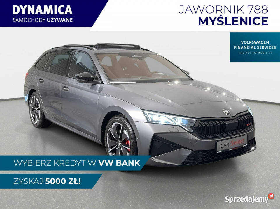 koda Octavia VAT 23 Combi RS 20TSI 265 DSG 2025 Myślenice