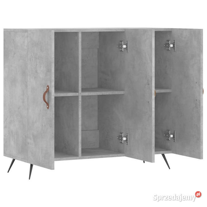 Szafka szarość betonu 90x34x80 materiał Warszawa
