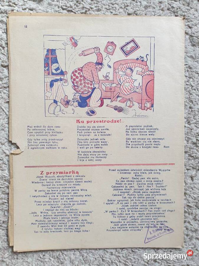 Wolne Żarty tygodnik satyryczny lata 20te XXI Gdynia